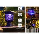 Outdoor Lamp With Solar Mosquito Bug Repellent, And Energy Efficient Light