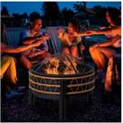 Outsunny Outdoor Fire Pit With Cover