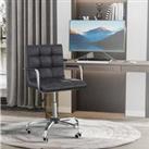 Vinsetto Adjustable Pu Office Chair - White