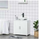 Kleankin Pedestal Sink Cabinet, White