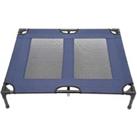 Pawhut Elevated Pet Bed Camping Basket - Blue