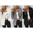 Women'S Knitted Cardigan With Hood - White, Black Or Grey
