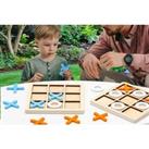 Wooden Noughts And Crosses Board - 5 Colours! - Black