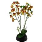 43Cm Pink Yellow Artificia Orchid Decor