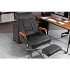 Executive Office Chair With Footrest And Arm Rest