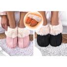 Ugg Inspired Usb Heated Fluffy Faux Sheepskin Slippers - 3 Colours! - Pink