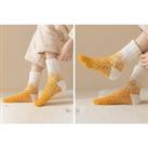 Warm And Cosy Fluffy Winter Socks Set In 4 Colour Options - Pink