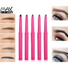 Retractable Eyebrow Pencils Pink Casing - Black
