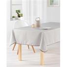 Stain Resistant Tablecloth Beige Roman