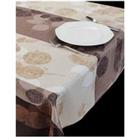Stain Resistant Tablecloth Brown Leaf