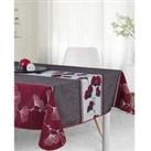 Stain Resistant Tablecloth Rouge