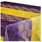 Stain Resistant Tablecloth Yellow Garden