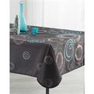 Stain Resistant Tablecloth Orbits Blue