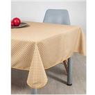 Stain Resistant Tablecloth Yellow Waves