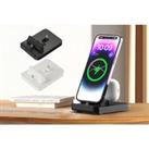 2 In 1 Wireless Charging Stand For Ios In Black And White