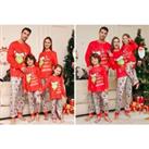 Grinch Inspired Christmas Family Matching Pyjamas Set - Black