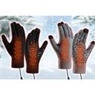 Touchscreen Electric Heating Gloves - 5 Colours! - Black