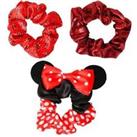 Minnie Mouse Scrunchie Set - Black