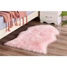 Faux Fur Fluffy Sheepskin Rug In 2 Sizes And 9 Colours - Blue