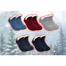 Rechargeable Electric Fuzzy Heated Socks In 5 Colours - Grey