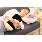 Plush Soft Cuddly Corgi Pillow In 3 Colours - Grey