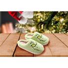 The Grinch Inspired Fluffy Slippers - Black