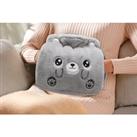 Grey Hot Water Bottle Bag With Cover