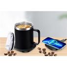 Stainless Steel Wireless Charging Cup In Black Or White