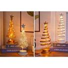 Christmas Tree Table Centerpiece Iron Night Lamp In 4 Styles