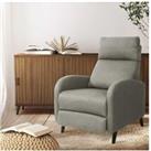 Seville Fabric Recliner Chair - Grey