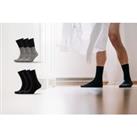 3 Pairs Of Thermal Insulated Socks For Men In 2 Colours - Black