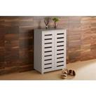Shoe Cabinet In 2 Styles And 3 Colours - White