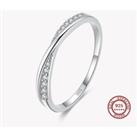 925 Sterling Silver Entwined Twist Ring