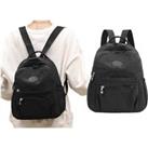 Small Nylon Women Backpack - Black