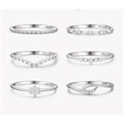 925 Sterling Stackable Rings - Silver