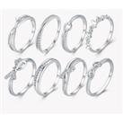 925 Sterling Minimalist Rings - Silver