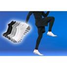 5 Pairs Ankle Cut Breathable Running Socks In 3 Colours - Black