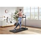 2 In 1 Folding Treadmill With Side Handrail In Black Or Pink