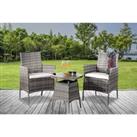 Two Seater Value Patio Set - Grey
