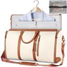 Foldable Travel Duffel Bag With Shoes Pocket In 3 Colours - White