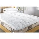Siberian Goose Feather Mattress Topper With Cover In 5 Sizes