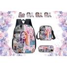 Taylor Swift Inspired Backpack And Lunchbox Set - 9 Styles - Black