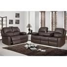 Leather Recliner Armchair Sofa In Multiple Options