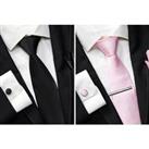 Men'S Tie Gift Set In 3 Options And 2 Colours - Black