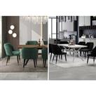 Kingsley Velvet Dining Chair In 2 Options And 2 Colours