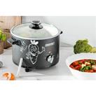 2.5 Litre Slow Cooker With Removable Bowl In Black