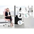 Executive Swivel Rocking Computer Chair - 6 Colours - Black