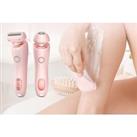 Women'S 2-In-1 Rechargeable Electric Shaver - Pink Or Blue