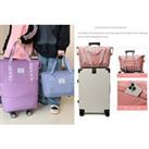 Expandable Luggage Bag With Removable Wheels In 7 Colours - Grey