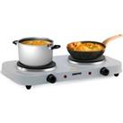 2000W Universal Electric Countertop Kitchen Double Hot Plate!